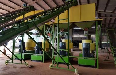 ประเทศจีน Cow dung fertilizer pellets production line with 1-5T/H capacity ผู้ผลิต