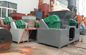 Shredder 800 model 1-4T/H capacity, double roller shredder for timbers, wood blocks, steels, rubbers, and kitchen waste ผู้ผลิต